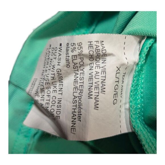 Under Armour The Playoff Polo Men's X-Large XL Green Striped Golf Polo Loose - Picture 8 of 8